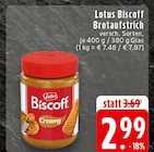 Biscoff Brotaufstrich Angebote von Lotus bei E center Bielefeld für 2,99 €