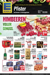 Aktueller nah und gut Supermärkte Prospekt für Forchheim: Wir lieben Lebensmittel! mit 4} Seiten, 22.04.2024 - 27.04.2024