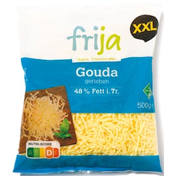 Gouda gerieben XXL