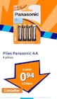 Promo Piles Panasonic AA à 0,94 € dans le catalogue Action à Saint-M'Hervé