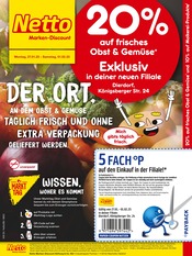 Aktueller Netto Marken-Discount Dierdorf Prospekt "20% auf frisches Obst & Gemüse" mit 4 Seiten