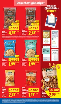 Walnüsse im Lidl Prospekt "Der Preisführer macht Deutschland dauerhaft günstiger!" mit 30 Seiten (Duisburg)