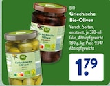 Griechische Bio-Oliven Grün Angebote von Bio bei ALDI SÜD Freiburg für 1,79 €
