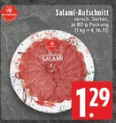 EDEKA - Salami-Aufschnitt Angebot im Prospekt Salami-Aufschnitt bei EDEKA im Prospekt "" für 1,29 €