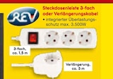 Steckdosenleiste 3-fach von REV im aktuellen Netto Marken-Discount Prospekt für 6,00 €