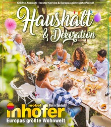 Möbel Inhofer Prospekt für Senden mit 22 Seiten Möbel Inhofer Prospekt für Senden: "Haushalt & Dekoration", 22 Seiten, 26.05.2022 - 11.06.2022