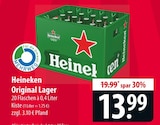 Aktuelle Heineken Angebote bei famila Nordost in Kiel Aktuelles Original Lager Angebot bei famila Nordost in Kiel ab 13,99 €