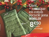 Gant + manique en coton recyclé jona - WINKLER dans le catalogue Ambiance & Styles