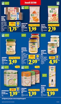 Promotion Céréales bio dans le prospectus Lidl, valable du 27/08/2026 au 02/09/2026 Promo Céréales bio dans le catalogue Lidl du moment à la page 25