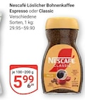 Löslicher Bohnenkaffee Espresso im Angebot bei GLOBUS in Zwickau Löslicher Bohnenkaffee Espresso Angebote von Nescafé bei GLOBUS Zwickau für 5,99 €