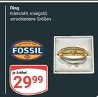Ring Angebote von Fossil bei GLOBUS Zwickau für 29,99 €