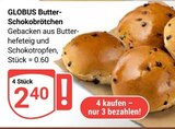 Aktuelle Wecker Angebote bei GLOBUS in Mannheim Aktuelles Butter-Schokobrötchen Angebot bei GLOBUS in Mannheim ab 2,40 €