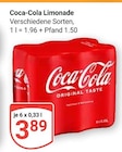 Limonade im Angebot bei GLOBUS in Kelkheim Limonade Angebote von Coca-Cola bei GLOBUS Kelkheim für 3,89 €