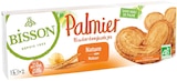 Palmier pur beurre - BISSON - NaturéO à Champigny-sur-Marne Palmier pur beurre - BISSON en promo chez NaturéO Champigny-sur-Marne à 1,75 €