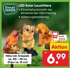 LED Solar Leuchttiere Angebote von Living & Garden bei Netto Marken-Discount Oldenburg für 6,99 €