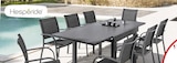Table extensible Piazza aluminium 8 places - Hespéride à 279,00 € dans le catalogue Maxi Bazar