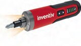Tournevis sans fil INV-SCD3.6-PK - inventiv - Mr.Bricolage à Ajaccio Tournevis sans fil INV-SCD3.6-PK - inventiv en promo chez Mr.Bricolage Ajaccio à 29,90 €