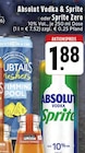 Aktuelles Vodka & Sprite oder Sprite Zero Angebot bei EDEKA in Ibbenbüren ab 1,88 €