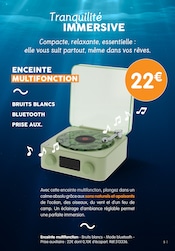 Promos Enceintes Son dans le catalogue "On Prépare les VACANCES" de B&M à la page 5 Promos Enceintes Son dans le catalogue "On Prépare les VACANCES" de B&M à la page 5