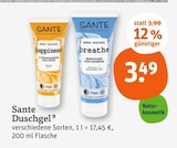 Duschgel im Angebot bei tegut in Schwäbisch Gmünd Duschgel Angebote von Sante bei tegut Schwäbisch Gmünd für 3,49 €