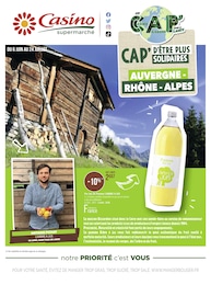 Casino Supermarchés Catalogue "CAP' d'être plus solidaires : AUVERGNE - RHÔNE - ALPES", 13 pages, Sainte-Foy-lès-Lyon,  06/06/2022 - 24/07/2022