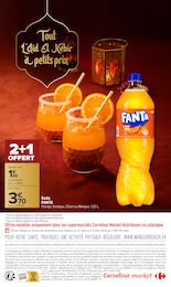 Prix et réduction Fanta dans le prospectus Carrefour Market en cours Offre Fanta dans le catalogue Carrefour Market du moment à la page 20