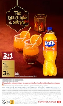 Promotion Fanta dans le prospectus Carrefour Market, valable du 15/05/2026 au 26/05/2026 Promo Fanta dans le catalogue Carrefour Market du moment à la page 20
