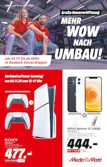 MediaMarkt Saturn Prospekt Große Neuereröffnung - MEHR WOW NACH UMBAU! mit  Seiten in Lambrechtshagen und Umgebung