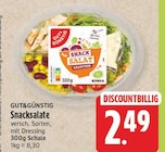 Snacksalate von GUT&GÜNSTIG für 2,49 € bei EDEKA im Angebot Snacksalate von GUT&GÜNSTIG im aktuellen EDEKA Prospekt