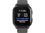 VENU SQ 2 Smartwatch Silikon, 20 mm, Shadow Gray/Slate Angebote von GARMIN bei MediaMarkt Saturn Salzgitter für 185,00 €