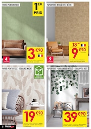 Offre Papier Peint dans le catalogue Décor Discount du moment à la page 8