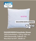 Aktuelles DIGGERONDEN Entenfeder-Kissen Angebot bei JYSK in Pforzheim ab 12,50 €