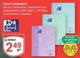 Aktuelle Schulbedarf Angebote bei GLOBUS in Trier Aktuelles Collegeblock Angebot bei GLOBUS in Trier ab 2,49 €