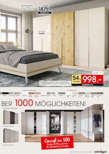 Doppelbett im Zurbrüggen Prospekt "Aktuelle Angebote!" mit 8 Seiten (Recklinghausen)