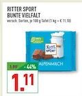 BUNTE VIELFALT Angebote von RITTER SPORT bei Marktkauf Gladbeck für 1,11 €