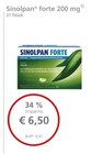 LINDA Premiumapotheke - Sinolpan forte 200 mg Angebot im Prospekt Sinolpan forte 200 mg bei LINDA Premiumapotheke im Prospekt "" für 6,50 €