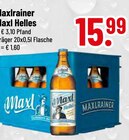 Maxl Helles bei Trinkgut im Thannhausen Prospekt für 15,99 €