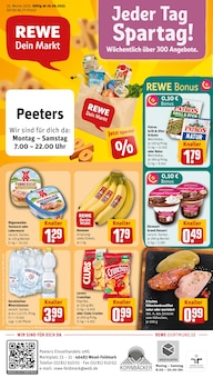 Aktueller REWE Prospekt für Wesel mit  Seiten