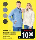 Damen- und Herren-Fleecejacke Angebote bei famila Nordost Kiel für 10,00 €