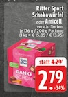 Schokowürfel im Angebot bei EDEKA in Gronau Schokowürfel Angebote von Ritter Sport bei EDEKA Gronau für 2,79 €