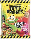 LE 2ÈME À -67% SUR LA GAMME DES BONBONS TÊTES BRULÉES - TÊTES BRULÉES en promo chez Supermarchés Match LE 2ÈME À -67% SUR LA GAMME DES BONBONS TÊTES BRULÉES - TÊTES BRULÉES dans le catalogue Supermarchés Match