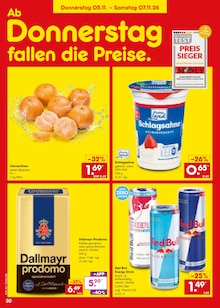 Red Bull im Netto Marken-Discount Prospekt "Aktuelle Angebote" mit 70 Seiten (Neu Ulm)