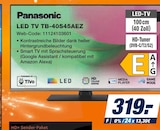 LED TV TB-40S45AEZ Angebote von Panasonic bei expert Kempten für 319,00 €