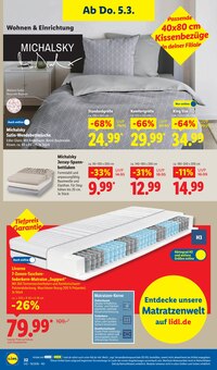 Spannbettlaken im aktuellen Lidl Prospekt (Hamburg) Spannbettlaken im Lidl Prospekt "LIDL LOHNT SICH" mit 71 Seiten (Hamburg)