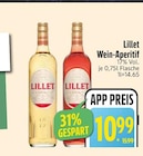 Lillet Wein-Aperitif bei EDEKA im Kirchdorf Prospekt für 10,99 €