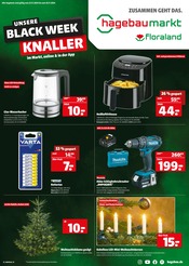 Aktueller Hagebaumarkt Baumarkt Prospekt in Wasserliesch und Umgebung, "UNSERE BLACK WEEK KNALLER" mit 8 Seiten, 23.11.2024 - 30.11.2024