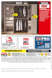 Prix et réduction Dressing dans le prospectus Brico Dépôt en cours Offre Dressing dans le catalogue Brico Dépôt du moment à la page 24