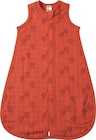 Schlafsack 0,5 TOG aus Musselin mit Löwen-Muster, rotbraun, 90 cm Angebote von ALANA bei dm-drogerie markt Köln für 19,90 €