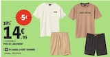 Pyjama court homme - Daniel Hechter en promo chez E.Leclerc Pyjama court homme - Daniel Hechter dans le catalogue E.Leclerc