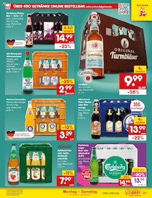 Bier im Netto Marken-Discount Prospekt "Aktuelle Angebote" mit 75 Seiten (Karlsruhe)